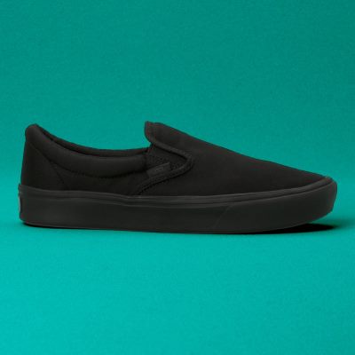 Vans Comfycush Slip-On - Kadın Slip-On Ayakkabı (Siyah)